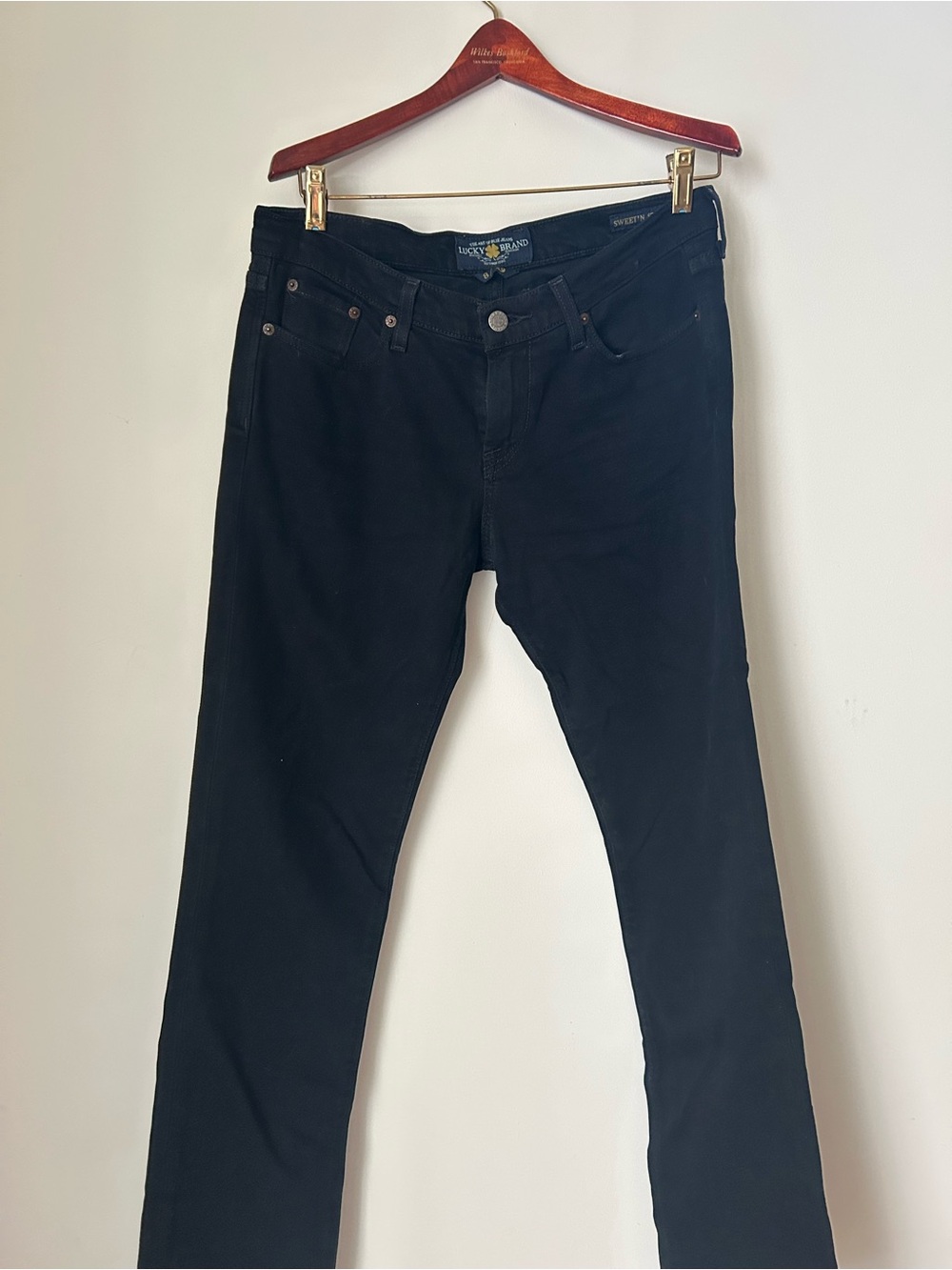 Lucky Brand Women's Black Straight Leg Jeans